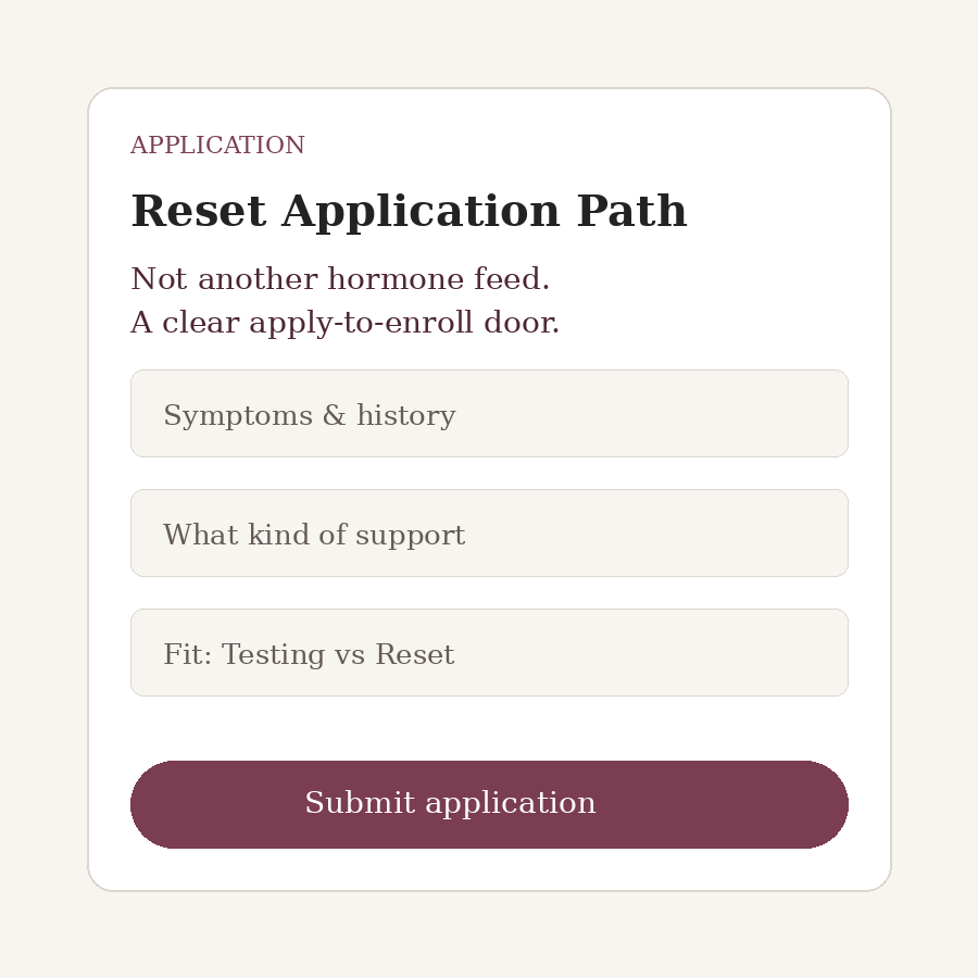 Reset Application Path concept