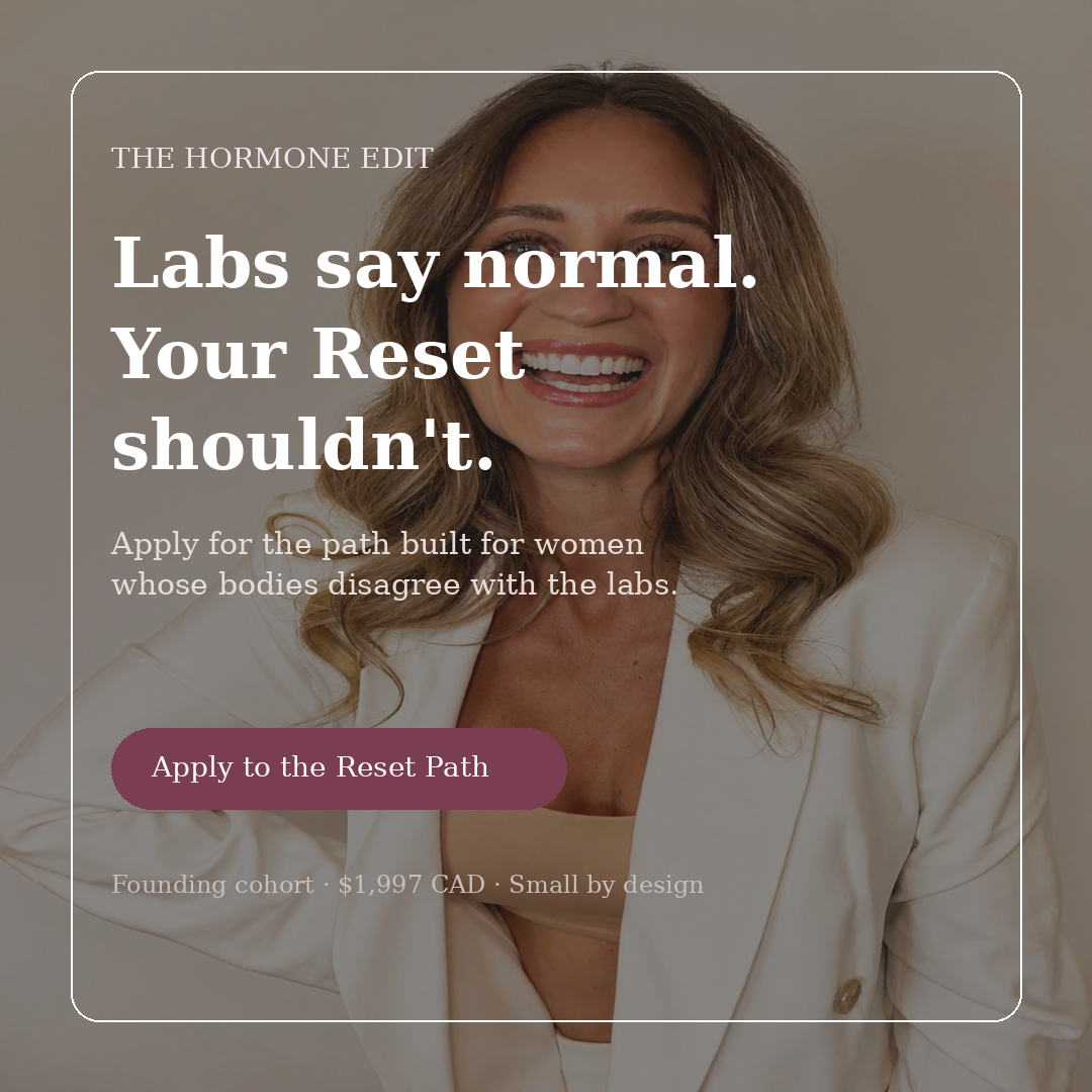 Hormone Edit Reset Application Path ad concept